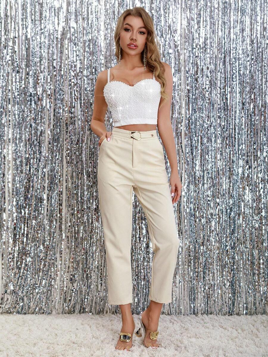 Top cropped  Pérola Lux