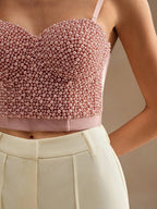 Top cropped  Pérola Lux