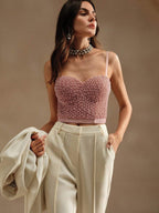 Top cropped  Pérola Lux