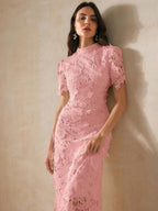 Vestido Bordô Encanto