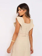 Conjunto  Cropped e Saia Alfaiataria Marrant