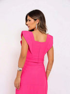 Conjunto  Cropped e Saia Alfaiataria Marrant