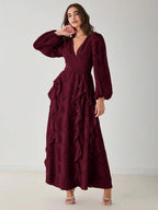 Vestido elegante  maxi