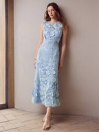 Vestido Floral Contorno