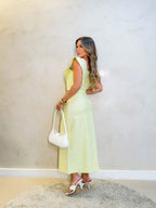 Conjunto  Cropped e Saia Alfaiataria Marrant