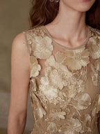 Vestido Floral Contorno