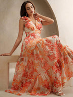 Vestido Folha Vintage