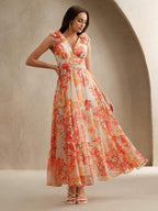 Vestido Folha Vintage