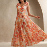 Vestido Folha Vintage