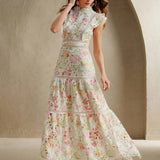 Vestido Rosé Floral