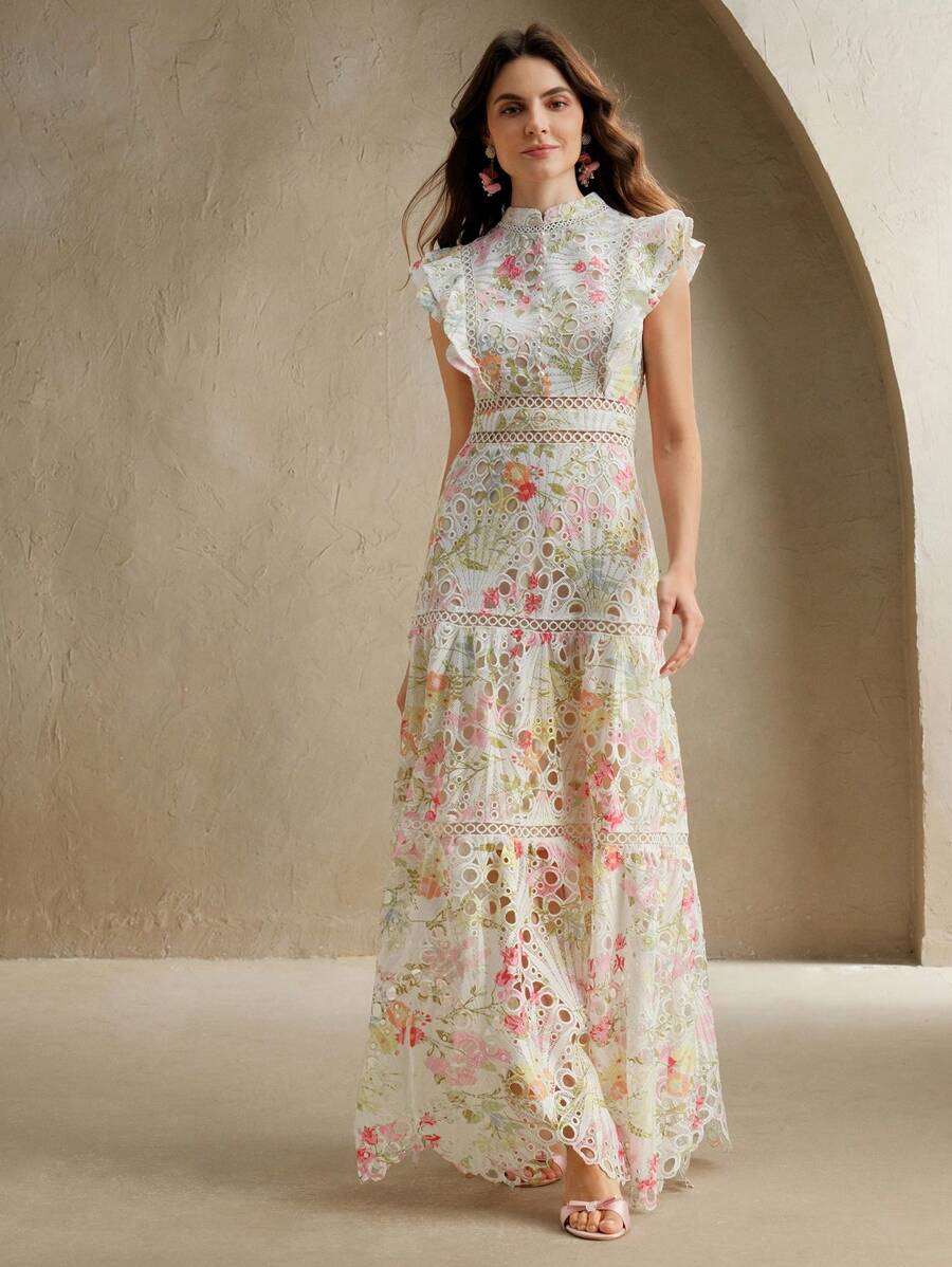Vestido Rosé Floral