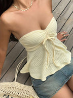 Cropped Tomara que Caia com Cordão Trançado