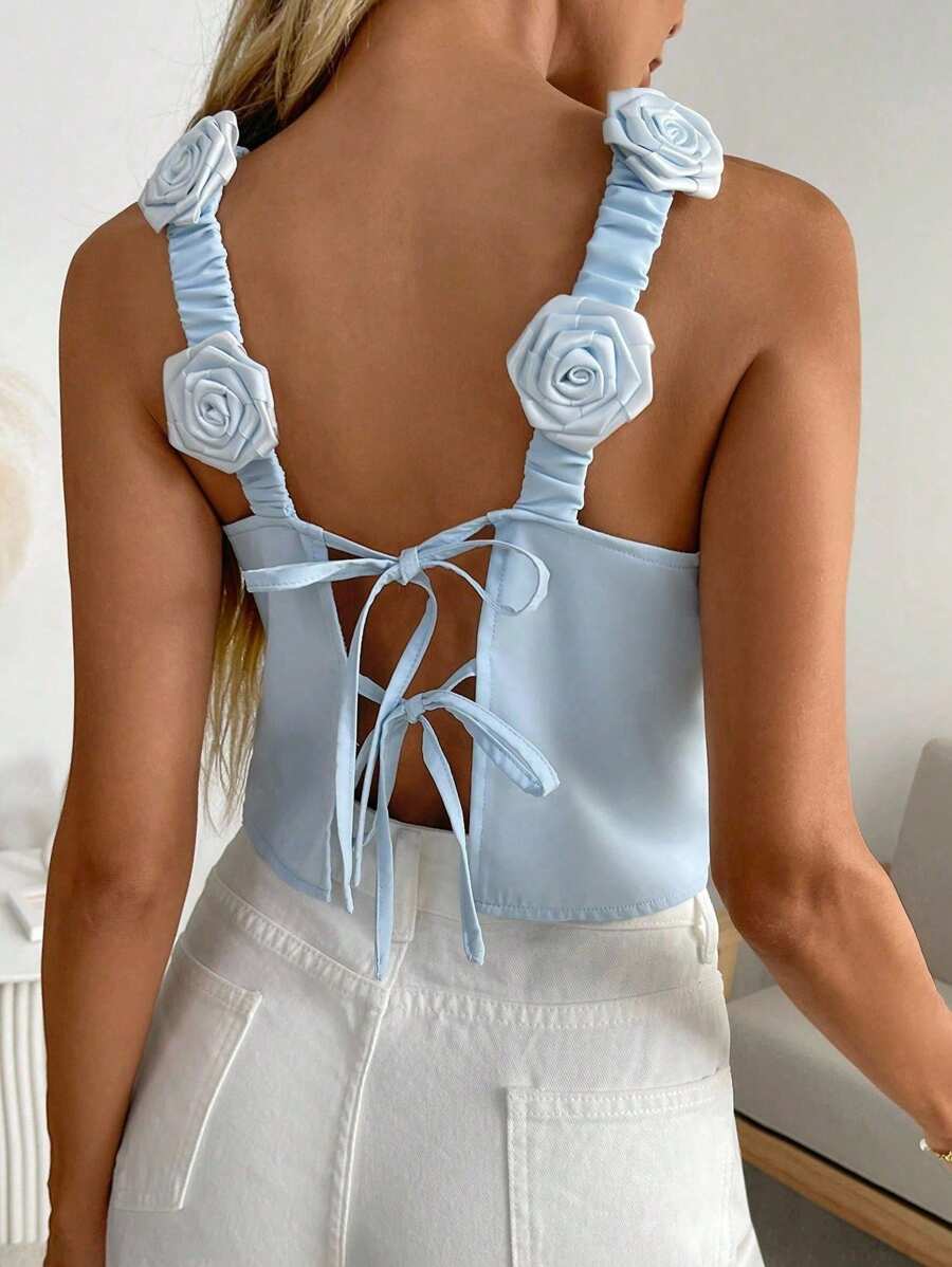 Regata Feminina com Laço nas Costas