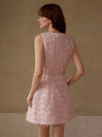 Vestido Mini Premium com Botões e Cinto