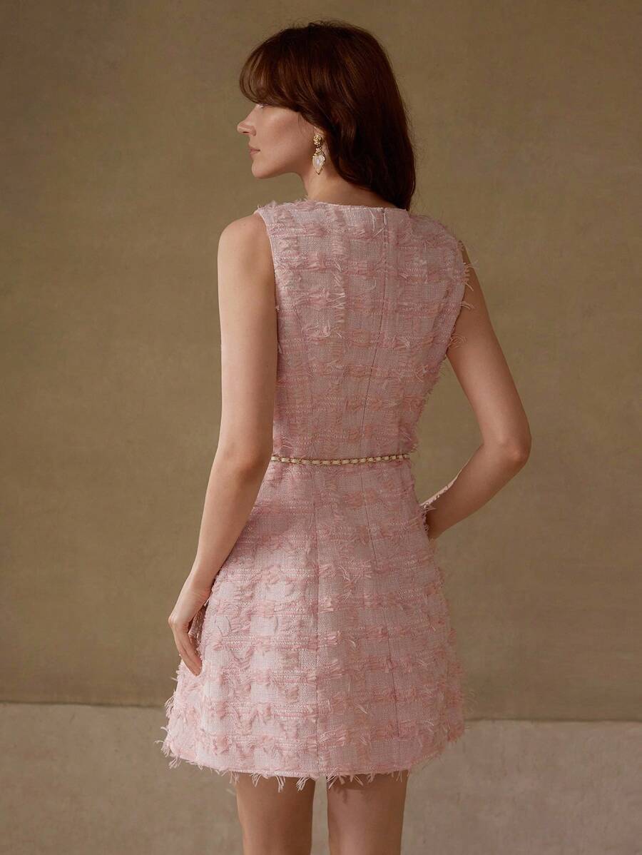 Vestido Mini Premium com Botões e Cinto