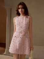 Vestido Mini Premium com Botões e Cinto