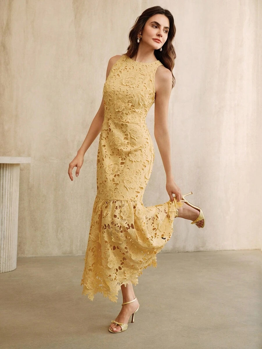 Vestido renda Floral