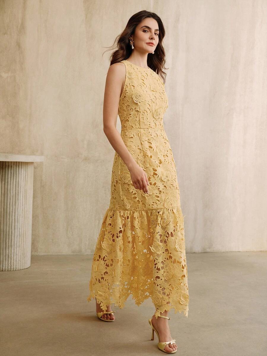 Vestido renda Floral