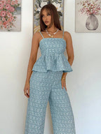 Conjunto Bella – Conjunto 2 Peças com Babado na Barra