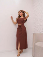 Conjunto  Cropped e Saia Alfaiataria Marrant