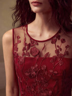 Vestido Floral Contorno