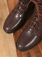 Botas de Cano Médio com Salto Grosso - Estilo Ocidental