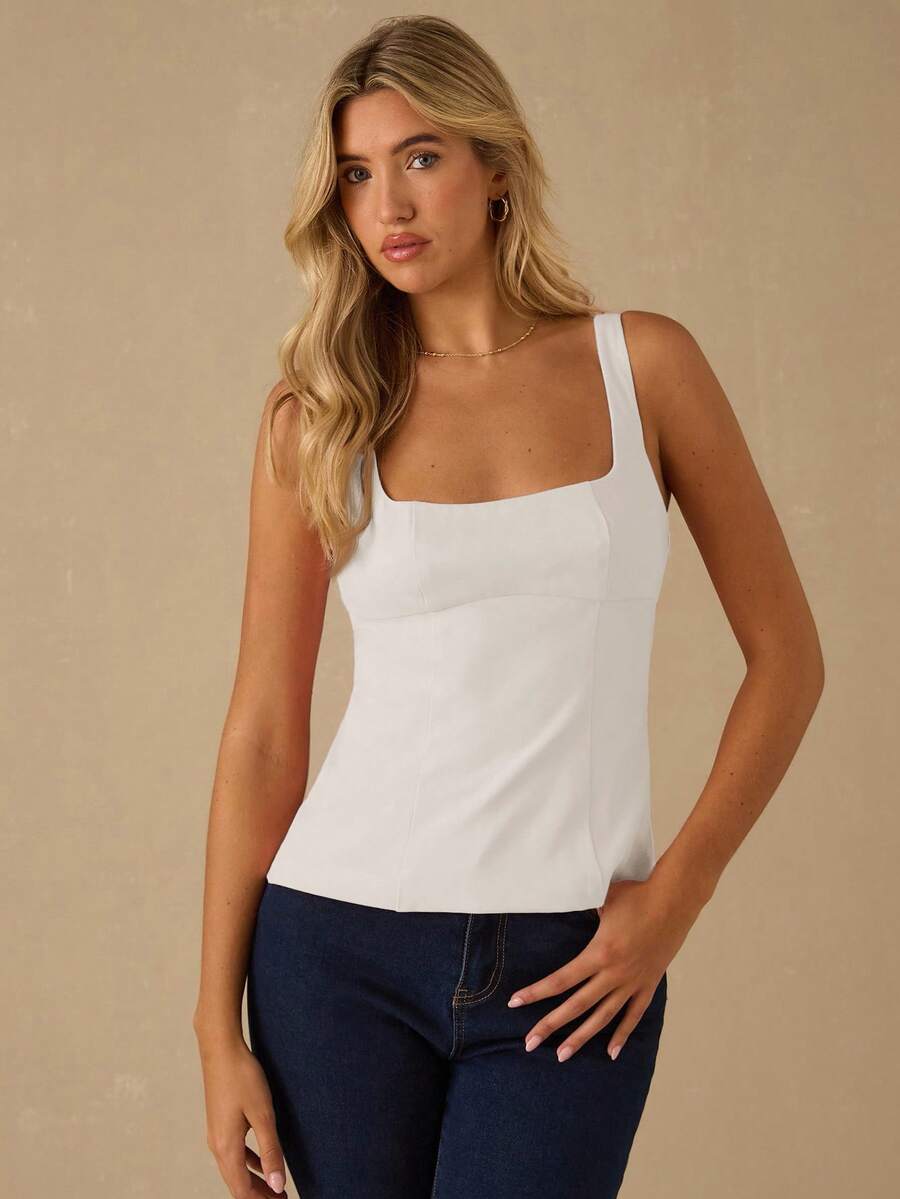 Top Regata Feminina de Veludo com Brilho e Laço nas Costas