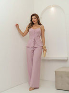 Conjunto Em Linho Moderno