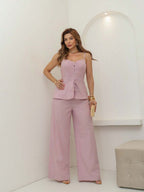 Conjunto Em Linho Moderno