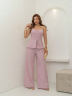 Conjunto Em Linho Moderno