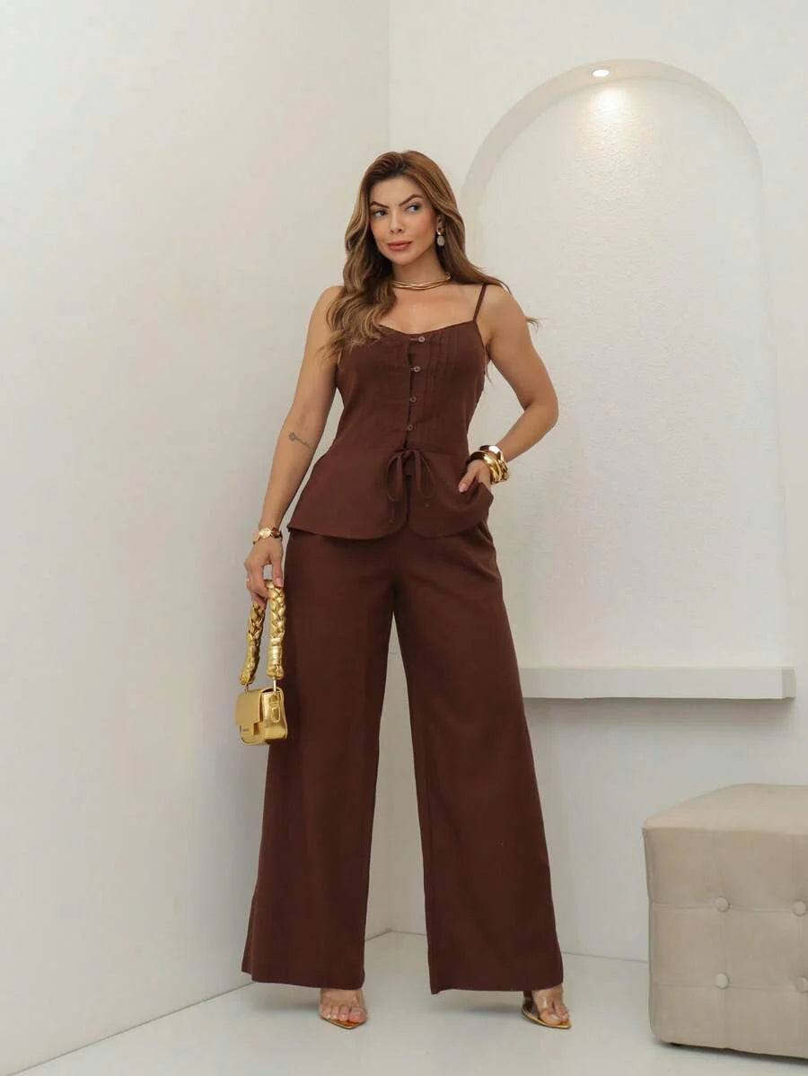 Conjunto Em Linho Moderno