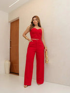 Conjunto colete e calça