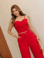 Conjunto colete e calça