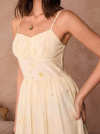 Vestido Slip Floral Damasco Elegance