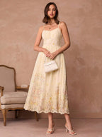 Vestido Slip Floral Damasco Elegance