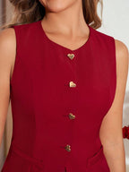 Conjunto Véra 2 Peças com Colete Metálico