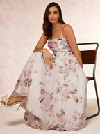 Vestido Midi Floral Aurora