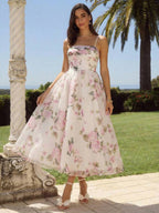 Vestido Midi Floral Aurora